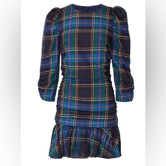 Tanya Taylor Raven Plaid Puff Sleeve Mini
Dress Size 6 - Picture 8 of 9